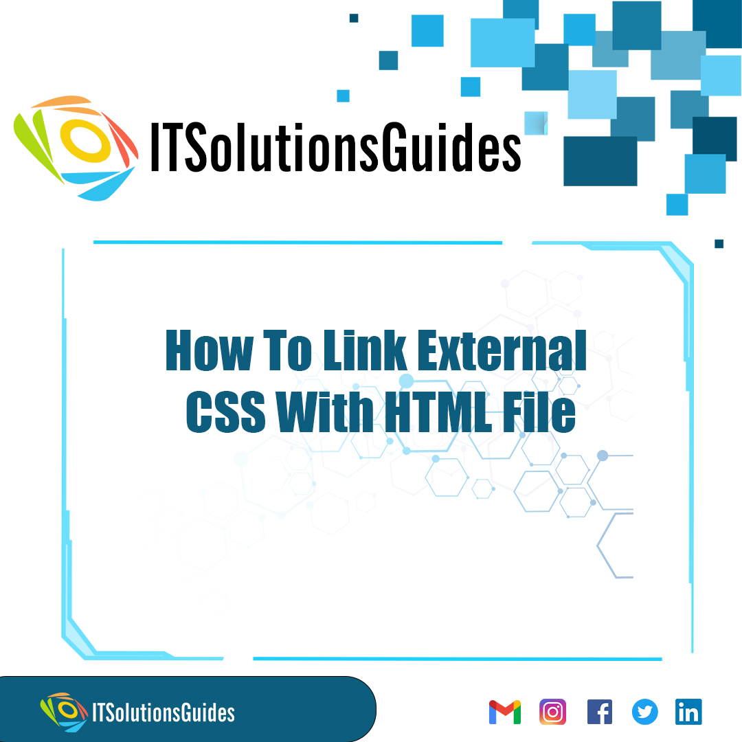 How To Link External CSS With HTML File