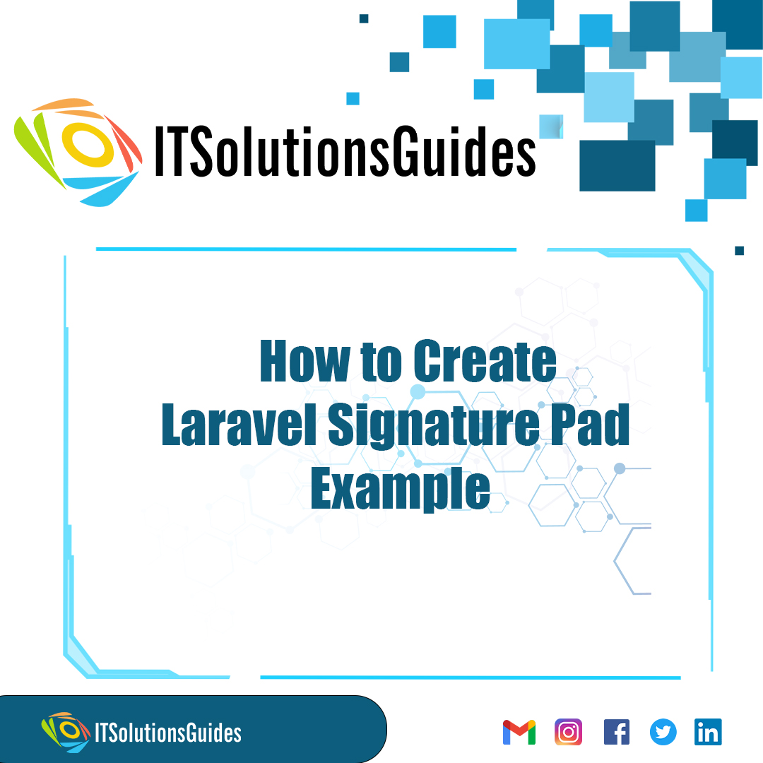 How to Create Laravel Signature Pad Example